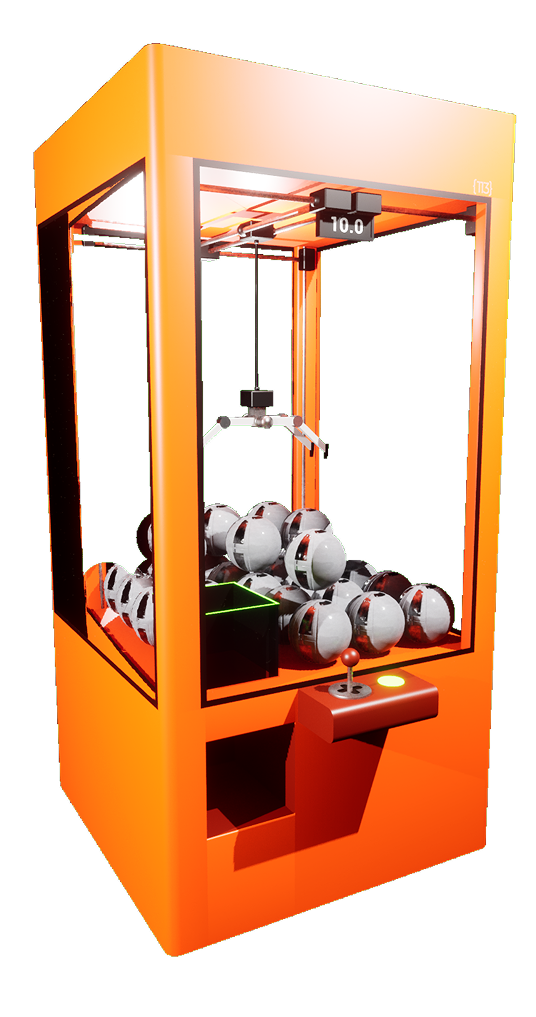 Claw Machine render layout